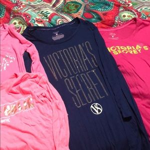 Victoria’s Secret pink sleep nighties